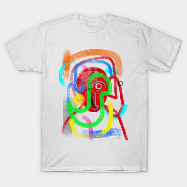 face T-Shirt by Angel Rivas